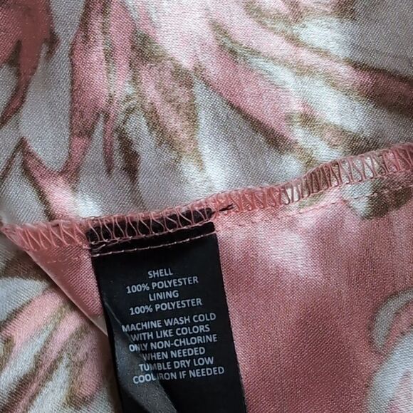 Jessica Howard Coral Floral Fit And Flare Midi Pleated  Dress M Us 8 - Picture 7 of 16